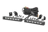 6 Inch Black Series LED Light Bar Slim Line Pair Rough Country