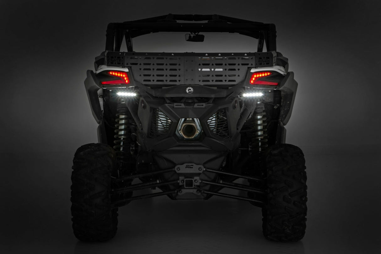 6 Inch Black Series LED Light Bar Slim Line Pair Rough Country