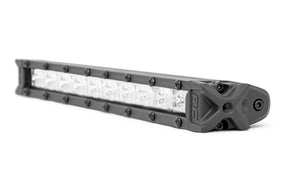10 Inch Chrome Series LED Light Bar Slim Line Pair Rough Country