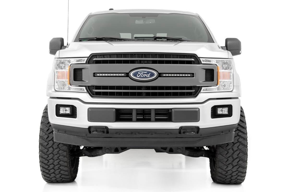 10 Inch Black Series LED Light Bar Slim Line Pair Rough Country