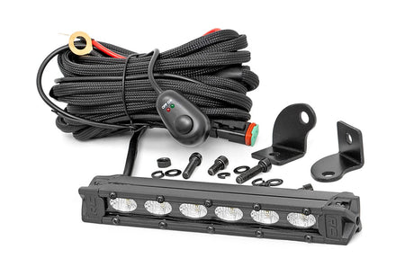 6 Inch Black Series LED Light Bar Slim Line Rough Country