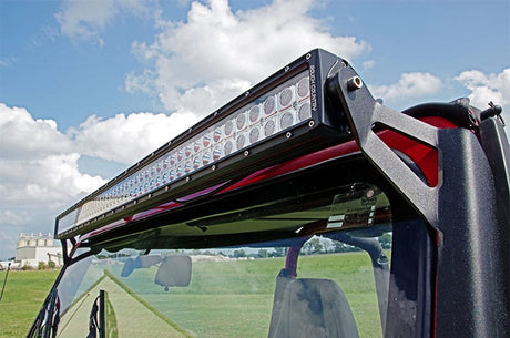 LED Light Mount Upper Windshield 50 Inch Straight Jeep Wrangler YJ (87-95) Rough Country