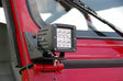 LED Light Mount Lower Windshield Pod Pair Jeep Wrangler YJ 4WD (87-95) Rough Country