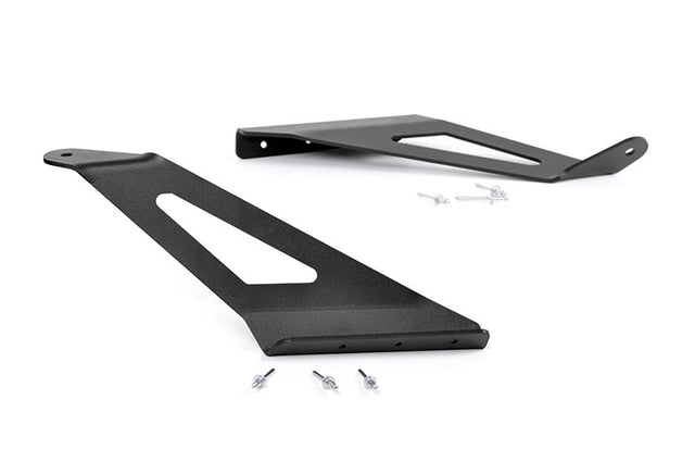 LED Light Mount Upper Windshield 50 Inch Curved Chevy/GMC SUV 1500 (15-20) Rough Country