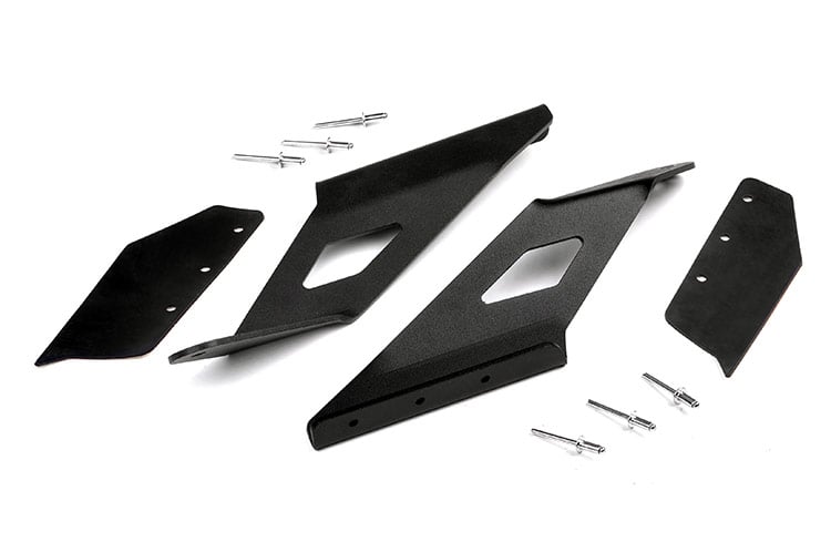 LED Light Mount Upper Windshield 54 Inch Curved Silverado/Sierra 2500HD/3500HD (15-19) Rough Country