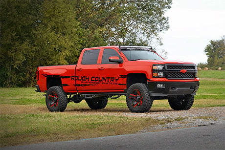 LED Light Mount Upper Windshield 54 Inch Curved Silverado/Sierra 1500 (14-18 & Classic) Rough Country
