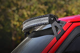 LED Light Mount Upper Windshield 50 Inch Curved Jeep Cherokee XJ (84-01) Rough Country