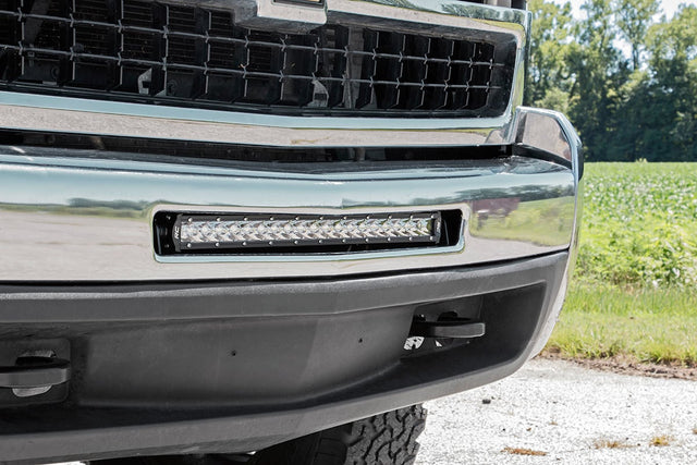 LED Light Mount Bumper 20 Inch Chevy Silverado 1500 (07-13)/Silverado 2500 HD (07-10) Rough Country