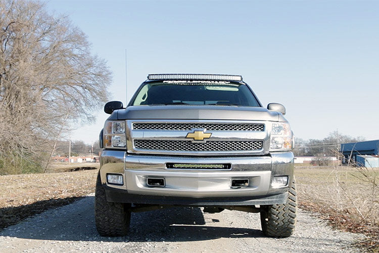 LED Light Mount Bumper 20 Inch Chevy Silverado 1500 (07-13)/Silverado 2500 HD (07-10) Rough Country