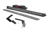LED Light Kit Lower Grille Mount 30 Inch Black Single Row White DRL Toyota Tacoma (16-23) Rough Country
