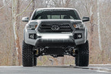 LED Light Kit Lower Grille Mount 30 Inch Black Single Row White DRL Toyota Tacoma (16-23) Rough Country