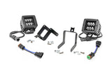 LED Light Kit Fog Mount 2 Inch Black Pair Ford F-250/F-350 Super Duty (11-16) Rough Country