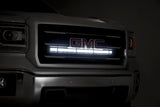 LED Light Kit Behind Grille Mount 30 Inch Chrome Single Row Silverado/Sierra 1500 (14-18 & Classic) Rough Country