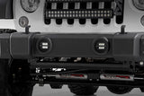 LED Light Kit Fog Mount 2 Inch Black Pair Jeep Wrangler JK/Wrangler Unlimited (10-18) Rough Country