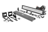 LED Light Kit Bumper 20 Inch Chrome Dual Row Amber DRL Ford F-250/F-350 Super Duty (05-07) Rough Country