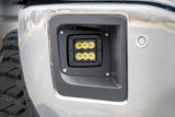 LED Light Kit Fog Mount 2 Inch Black Pair GMC Sierra 1500 2WD/4WD (14-15) Rough Country