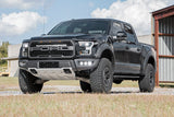 LED Light Kit Grille Mount 30 Inch Black Single Row White DRL Ford Raptor (17-20) Rough Country