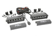 6 Inch Black Series LED Light Bar Single Row Pair Rough Country
