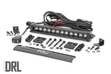 12 Inch Black Series LED Light Bar Single Row Amber DRL Rough Country