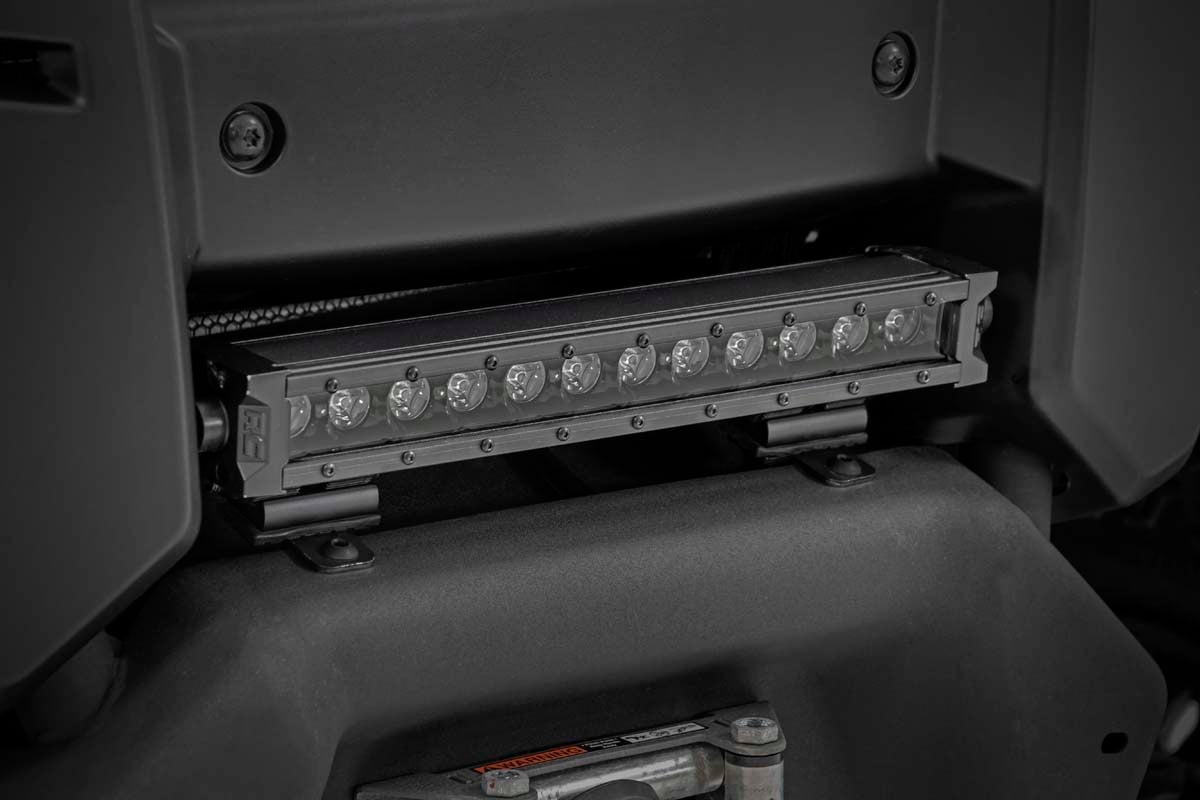 12 Inch Black Series LED Light Bar Single Row Amber DRL Rough Country