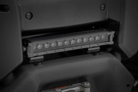12 Inch Black Series LED Light Bar Single Row Amber DRL Rough Country