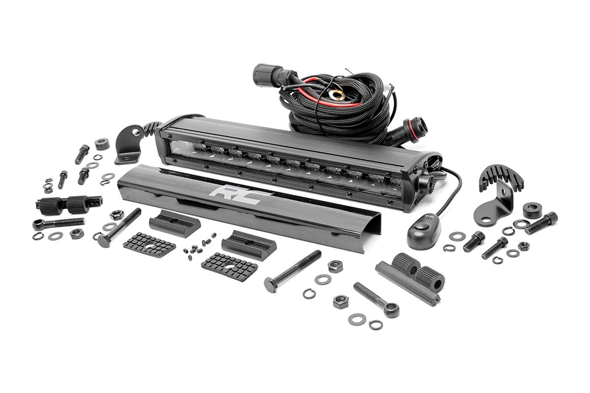 12 Inch Black Series LED Light Bar Single Row Rough Country