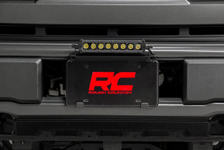 8 Inch Black Series LED Light Bar Single Row Amber DRL Rough Country