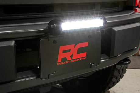 8 Inch Black Series LED Light Bar Single Row Amber DRL Rough Country