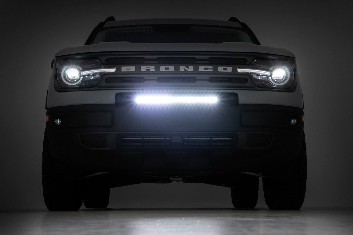 20 Inch Black Series LED Light Bar Single Row Amber DRL Rough Country