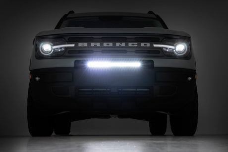 20 Inch Black Series LED Light Bar Single Row Amber DRL Rough Country