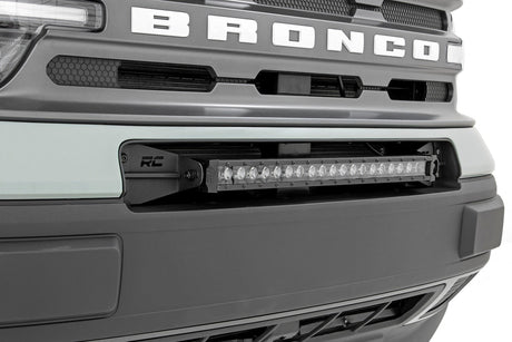 20 Inch Black Series LED Light Bar Single Row Amber DRL Rough Country