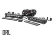 8 Inch Black Series LED Light Bar Single Row Cool White DRL Pair Rough Country