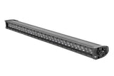 30 Inch Black Series LED Light Bar Single Row Cool White DRL Rough Country