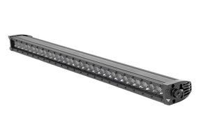 30 Inch Black Series LED Light Bar Single Row Cool White DRL Rough Country