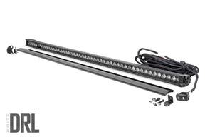 50 Inch Black Series LED Light Bar Single Row Cool White DRL Rough Country