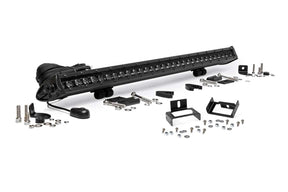 LED Light Kit Grill Mount 30 Inch Black Single Row Ford F-250/F-350 Super Duty (11-16) Rough Country