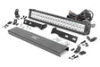 LED Light Kit Bumper Mount 20 Inch Chrome Dual Row White DRL Jeep Grand Cherokee WK2 (11-20) Rough Country