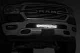LED Light Kit Bumper Mount 20 Inch Chrome Dual Row White DRL Ram 1500 (19-24) Rough Country