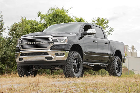 Dual 6in LED Grille Kit Black Slimline Ram 1500 2WD/4WD (2019-2024) Rough Country