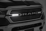 Dual 6in LED Grille Kit Black Slimline Ram 1500 2WD/4WD (2019-2024) Rough Country