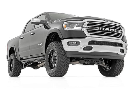 Dual 6in LED Grille Kit Chrome Slimline Ram 1500 2WD/4WD (2019-2024) Rough Country