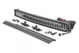 LED Light Kit Bumper Mount 30 Inch Black Dual Row White DRL Toyota 4Runner (14-20) Rough Country