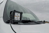LED Light Kit Ditch Mount 2 Inch Black Spot Pair Toyota 4Runner (10-24) Rough Country