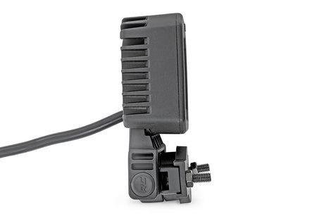 Black Series LED Light Pair 2 Inch Flood Swivel Mount Rough Country