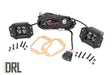 2 Inch Black Series LED Light Pods Flush Mount Amber DRL Rough Country
