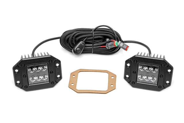 2 Inch Black Series LED Light Pods Spot Flush Mount Rough Country