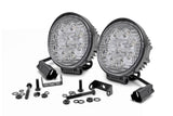 4 Inch Chrome Series LED Light Round Pair Rough Country