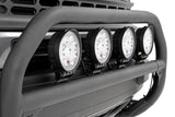 4 Inch Chrome Series LED Light Round Pair Rough Country