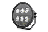 Black Series Halo LED Light Pair White/Amber DRL 6.5 Inch Round Rough Country