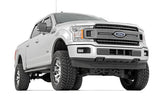 LED Light Kit Grille Mount 10 Inch Black Slimline Pair Ford F-150 (18-20) Rough Country